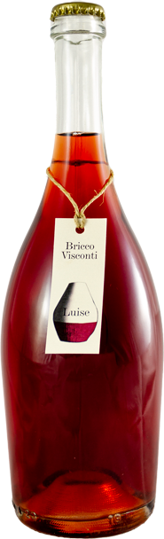 bottiglia di vino rosè, tipo 'Luise'